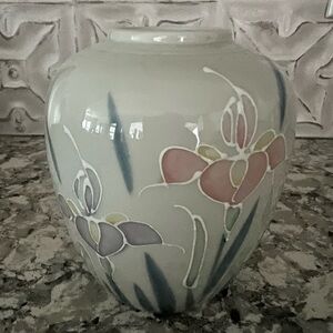 Handpainted Flower Vase